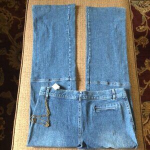 Blue Wide Leg Jeans